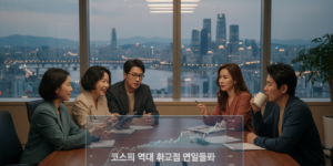 2026년 5월 11일 코스피 역대 최고점 연일돌파 관련 섹터 분석