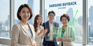 2026년 5월 21일 성과급 6억 자사주로 지급을위해 자사주 매입을 시작하는 삼성 관련 섹터 분석