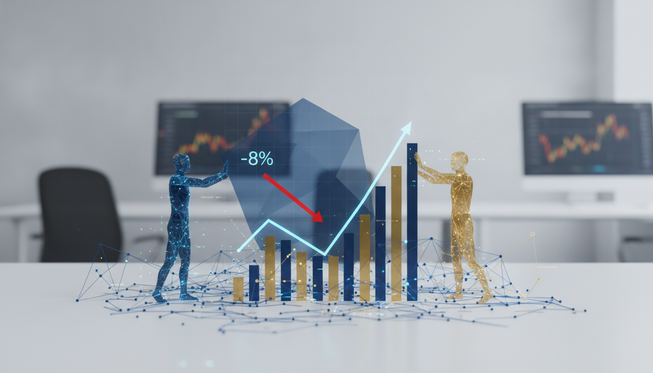 2026년 7월 4일 코스피가 8%대 충격을 받은 한 주, 외국인과 기관이 함께 담은 AI 종목에는 뚜렷한 패턴이 있었다. 관련 AI 섹터 분석 인포그래픽