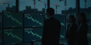 2026년 7월 7일 코스피가 8% 폭락한 날, 건설주는 단순한 동반 하락이 아니라 구조적 위기의 신호를 함께 보내고 있었다. 관련 건설 섹터 분석