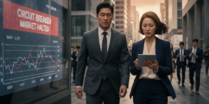 2026년 7월 7일 서킷브레이커가 발동된 날, 금융주 차트에는 이미 같은 신호가 먼저 떠 있었다. 관련 금융 섹터 분석