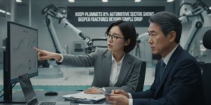 2026년 7월 8일 코스피가 8% 폭락한 날, 자동차 섹터에는 단순 낙폭 이상의 구조적 균열이 포착됐다. 관련 자동차 섹터 분석
