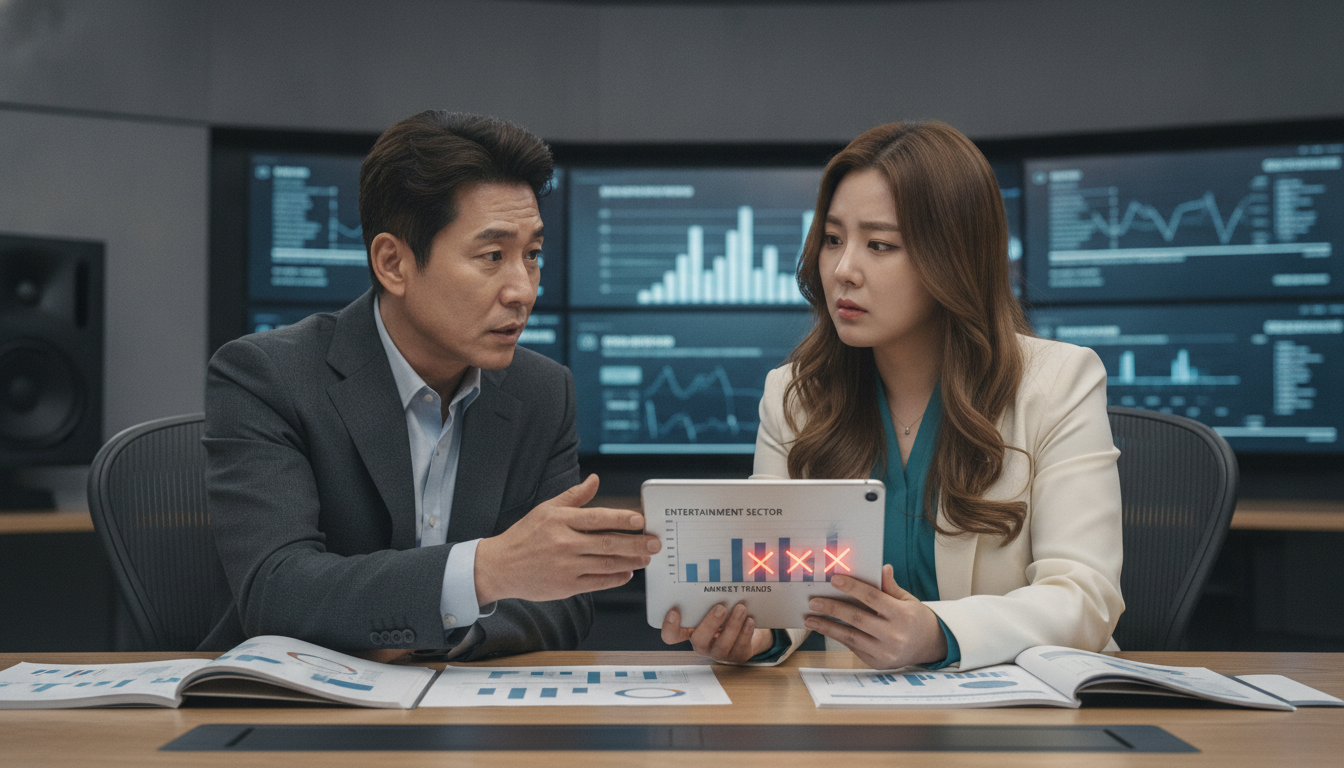2026년 7월 10일 급락장 속에서도 엔터 섹터는 달라 보였지만, 지금 이 세 가지 신호는 조용히 다른 이야기를 하고 있다. 관련 엔터 섹터 분석