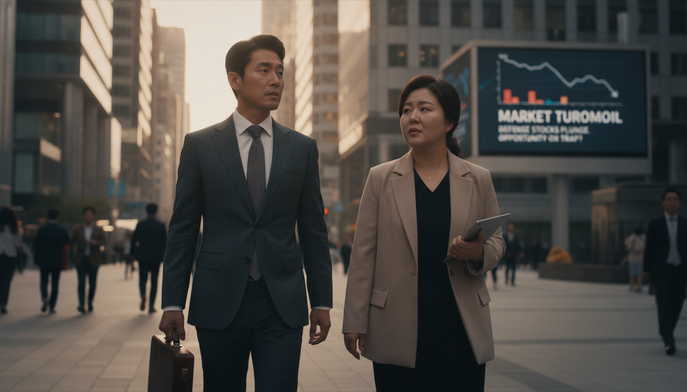 2026년 7월 13일 코스피가 5% 넘게 빠진 오늘, 방산주는 유독 눈에 띄는 낙폭을 기록했다. 지금이 기회인지, 더 내릴 함정인지 따져봐야 할 때다. 관련 방산 섹터 분석