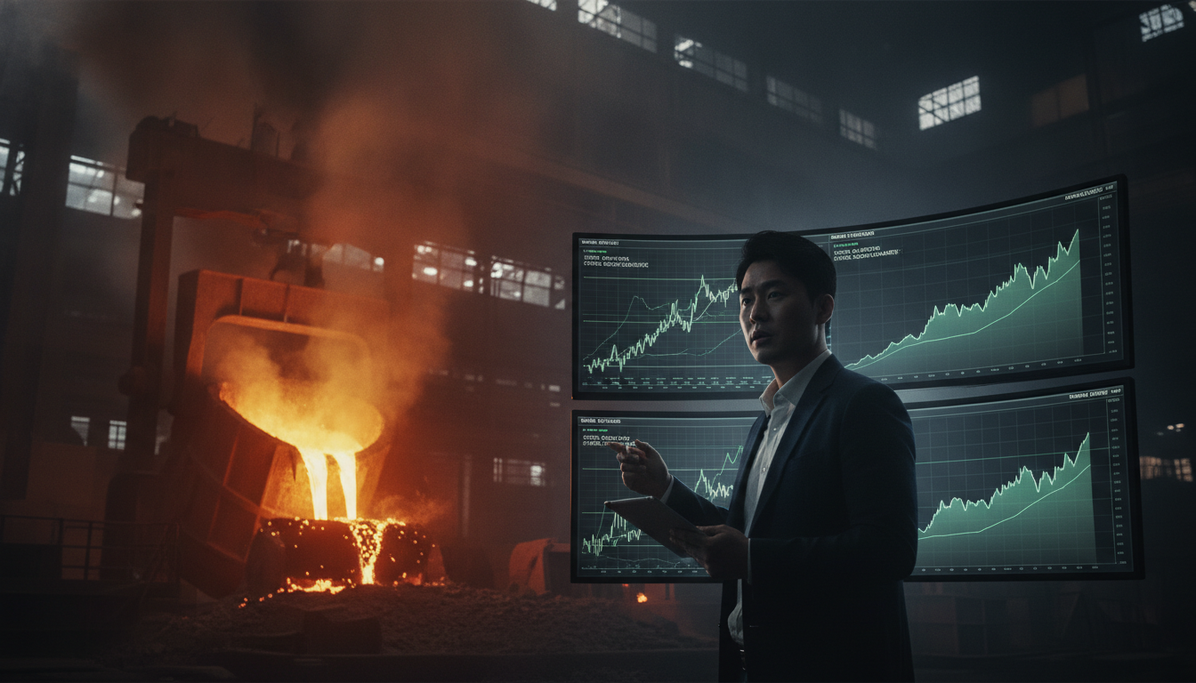 2026년 7월 17일 코스피가 역대급 폭락을 기록한 오늘, 철강 섹터는 오히려 다음 주 반등의 핵심 후보로 떠오르고 있다. 관련 철강 섹터 분석
